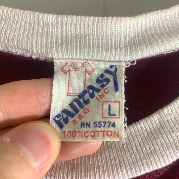 vintage 80s BRUCE SPRINGSTEEN The Boss Is Back double sided 3/4 sleeve tee shirt - Picture 5 of 7